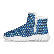 Load image into Gallery viewer, All-Over Print Men&#39;s Zip-up Snow Boots
