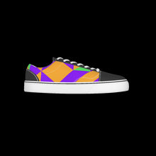 Load image into Gallery viewer, All-Over Print Kid&#39;s Leather stitching canvas shoes
