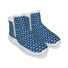 Load image into Gallery viewer, All-Over Print Men&#39;s Zip-up Snow Boots

