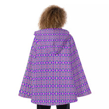 Load image into Gallery viewer, All-Over Print Women&#39;s Hooded Flared Coat
