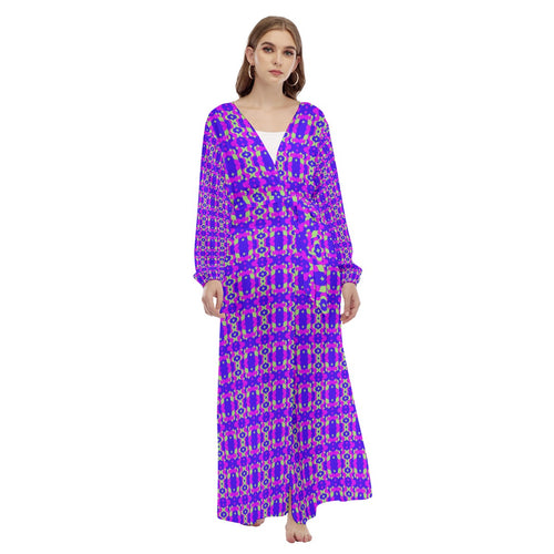 All-Over Print Women's Beach Long Coat