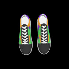 Load image into Gallery viewer, All-Over Print Kid&#39;s Leather stitching canvas shoes

