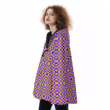 Load image into Gallery viewer, All-Over Print Women&#39;s Hooded Flared Coat
