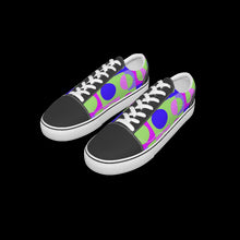 Load image into Gallery viewer, All-Over Print Kid&#39;s Leather stitching canvas shoes

