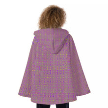 Load image into Gallery viewer, All-Over Print Women&#39;s Hooded Flared Coat
