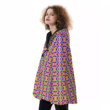 Load image into Gallery viewer, All-Over Print Women&#39;s Hooded Flared Coat
