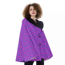 Load image into Gallery viewer, All-Over Print Women&#39;s Hooded Flared Coat
