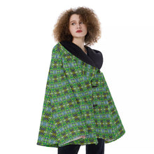Load image into Gallery viewer, All-Over Print Women&#39;s Hooded Flared Coat
