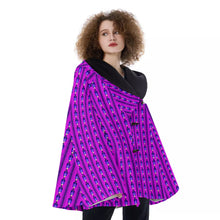 Load image into Gallery viewer, All-Over Print Women&#39;s Hooded Flared Coat
