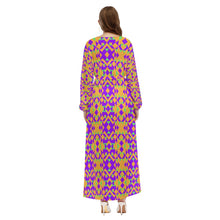 Load image into Gallery viewer, All-Over Print Women&#39;s Beach Long Coat
