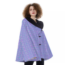 Load image into Gallery viewer, All-Over Print Women&#39;s Hooded Flared Coat
