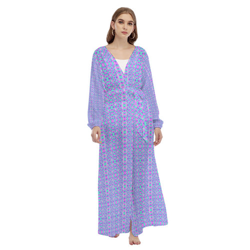 All-Over Print Women's Beach Long Coat