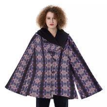 Load image into Gallery viewer, All-Over Print Women&#39;s Hooded Flared Coat
