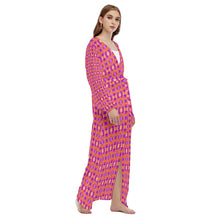 Load image into Gallery viewer, All-Over Print Women&#39;s Beach Long Coat
