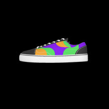 Load image into Gallery viewer, All-Over Print Kid&#39;s Leather stitching canvas shoes
