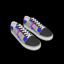 Load image into Gallery viewer, All-Over Print Kid&#39;s Leather stitching canvas shoes
