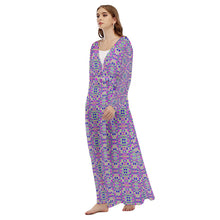 Load image into Gallery viewer, All-Over Print Women&#39;s Beach Long Coat
