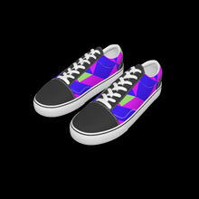 Load image into Gallery viewer, All-Over Print Kid&#39;s Leather stitching canvas shoes
