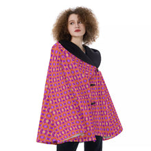 Load image into Gallery viewer, All-Over Print Women&#39;s Hooded Flared Coat
