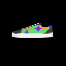 Load image into Gallery viewer, All-Over Print Kid&#39;s Leather stitching canvas shoes
