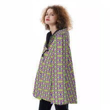 Load image into Gallery viewer, All-Over Print Women&#39;s Hooded Flared Coat
