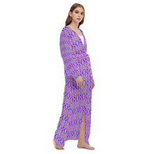 Load image into Gallery viewer, All-Over Print Women&#39;s Beach Long Coat
