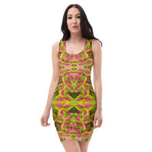 Load image into Gallery viewer, Urban Amaryllis***Venus in the Garden, Sheath Dress
