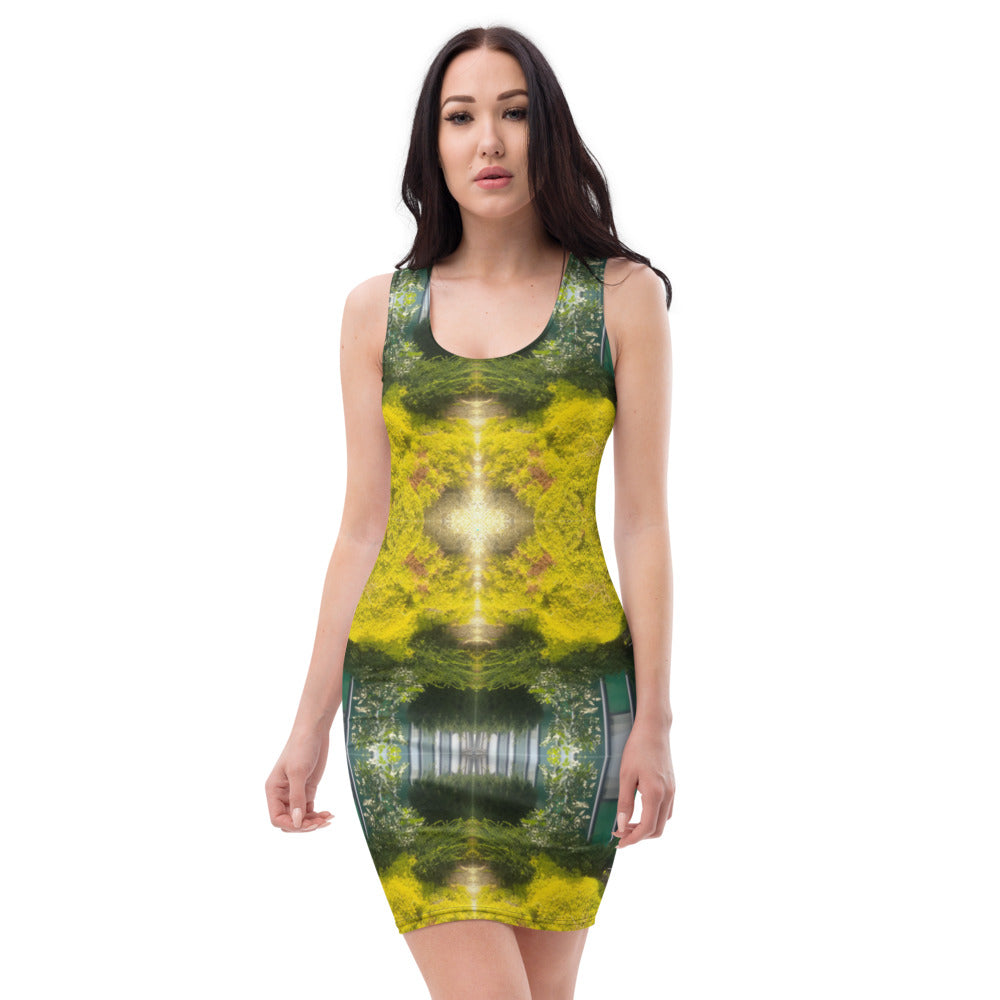 Urban Amaryllis***Venus in the Garden, Sheath Dress
