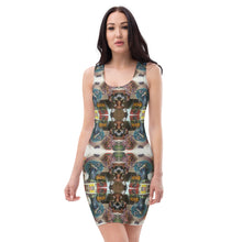 Load image into Gallery viewer, Urban Amaryllis***Venus in the Garden, Sheath Dress
