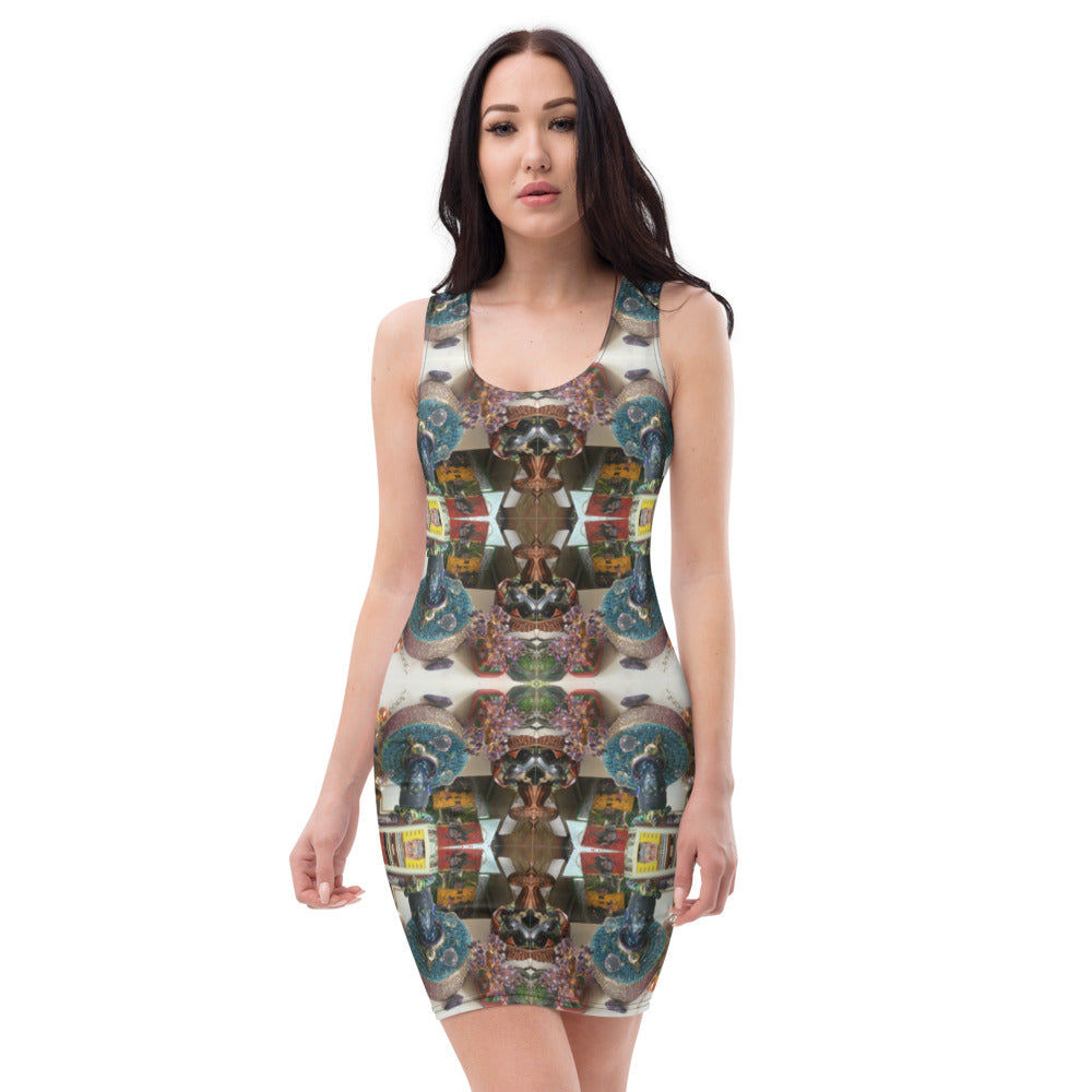 Urban Amaryllis***Venus in the Garden, Sheath Dress