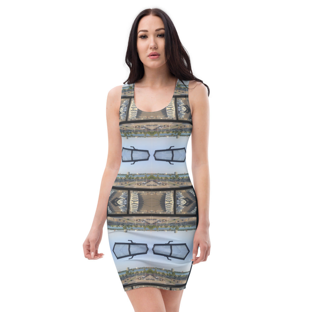 Urban Amaryllis***Venus in the Garden, Sheath Dress