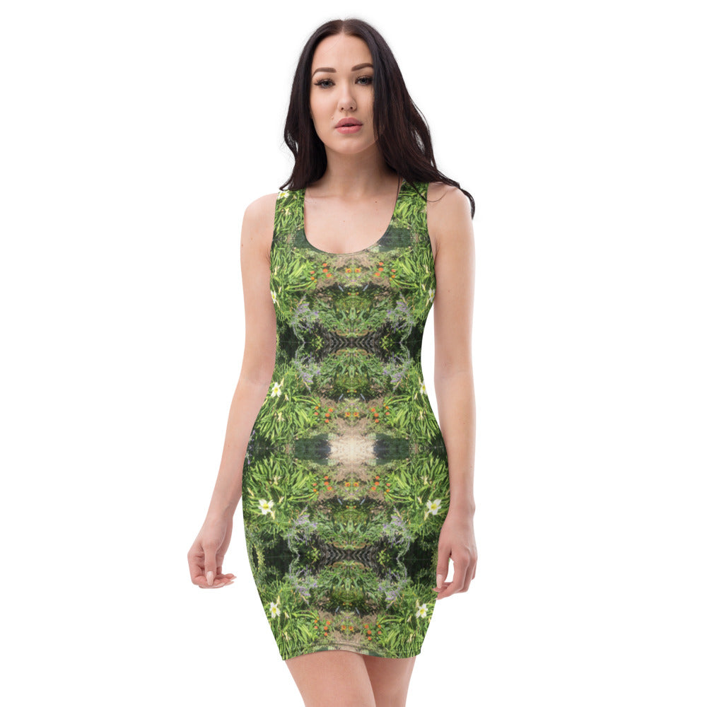 Urban Amaryllis***Venus in the Garden, Sheath Dress