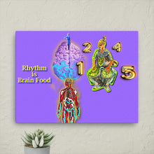 Load image into Gallery viewer, &quot;Rhythm Is Brainfood&quot;
